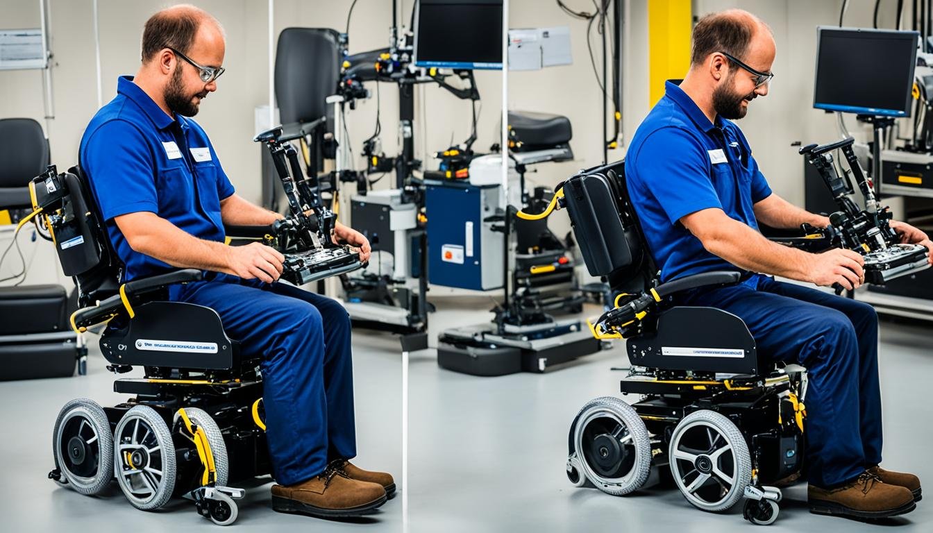 站立電動輪椅的安裝調試與檢測