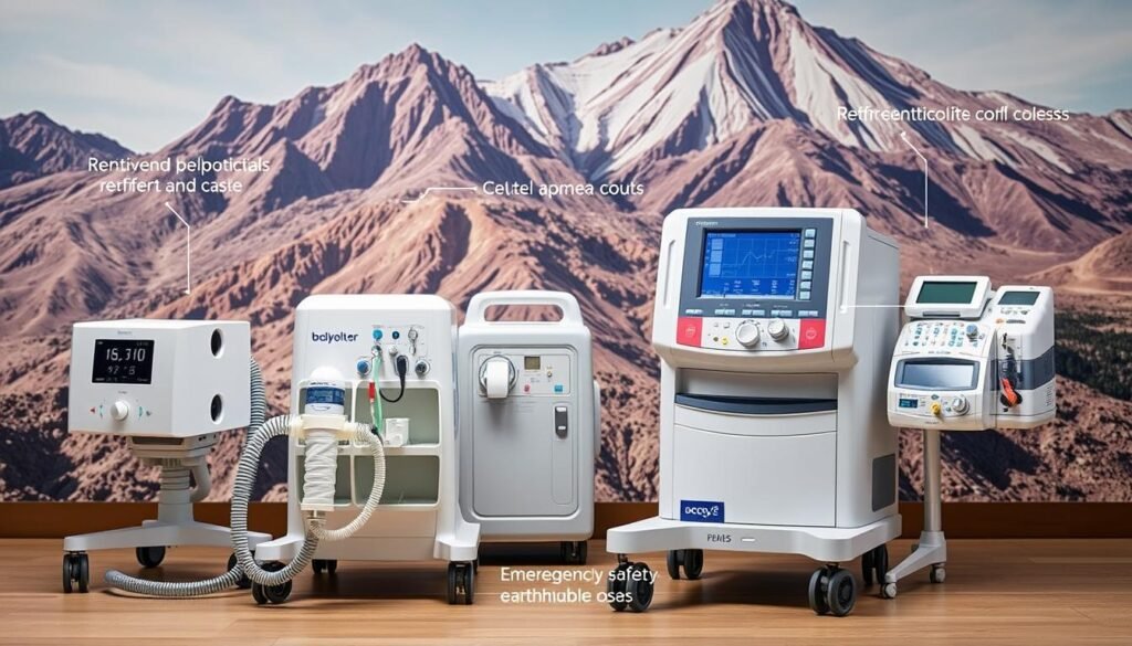 地震帶地區使用呼吸機和睡眠呼吸機的防護