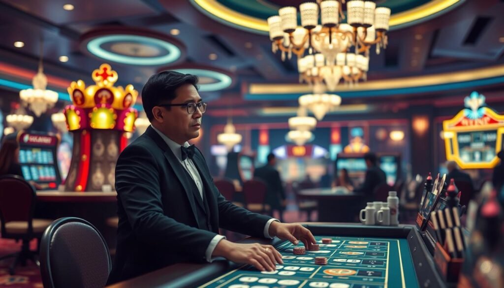 生成真人娛樂場遊戲的圖片